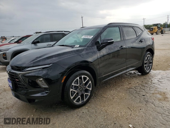 2025 Chevrolet Blazer RS с VIN 3GNKBKRS7SS161483, выставлен на аукционе Copart как лот 53404285 с пробегом 6 миль миль и Чистый • Clean title. История ставок и продаж доступна на DreamBid. Изображение 1.