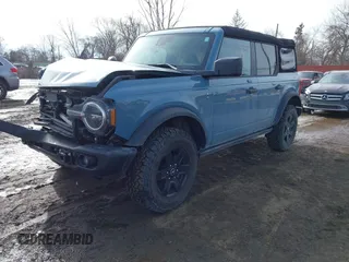 2023 Ford Bronco with VIN 1FMEE5DHXPLB99888, listed as a IAAI auction lot 41470327 with 6,356 mi miles. Bid and sale history available at carsss.com. Image 2.