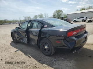 2013 Dodge Charger Police with VIN 2C3CDXAG1DH546897, listed as a Copart auction lot 54168825 with 158,551 mi miles and Salvage Title. Bid and sale history available at DreamBid. Image 2.