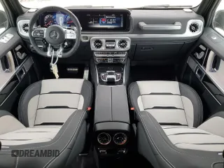 2024 Mercedes-Benz G 63 AMG with VIN W1NYC7HJ7RX507748, listed as a Copart auction lot 84663444 with 87 mi miles and Salvage Title. Bid and sale history available at DreamBid. Image 8.