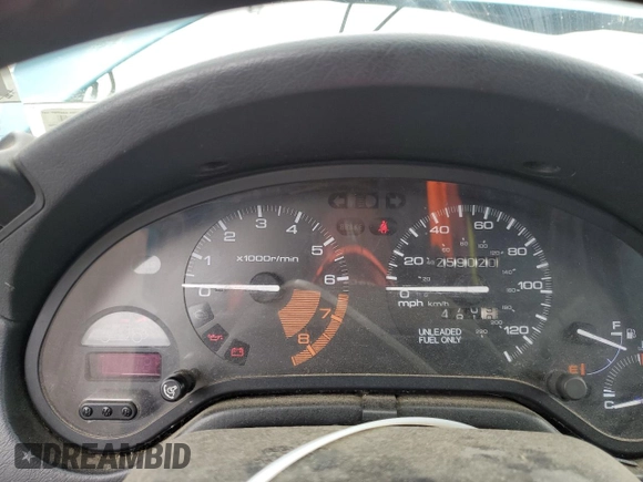 1995 Honda del Sol S with VIN JHMEG1148SS002982, listed as a Copart auction lot 51444105 with 259,020 mi miles and Salvage Title. Bid and sale history available at carsss.com. Image 9.