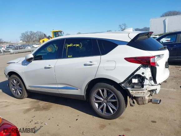 2020 Acura RDX w/Technology Pkg with VIN 5J8TC1H52LL019549, listed as a IAAI auction lot 41497226 with 36,697 mi miles. Bid and sale history available at carsss.com. Image 14.