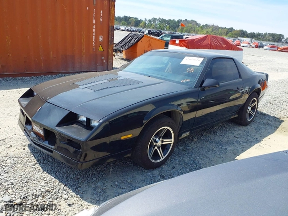 1984 Chevrolet Camaro Z28 Sport with VIN 1G1AP87G2EN157940, listed as a IAAI auction lot 41650616 with 83,804 mi miles. Bid and sale history available at carsss.com. Image 2.