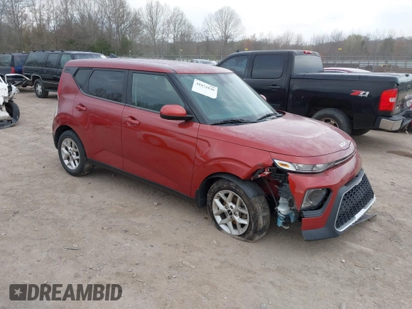 2022 Kia Soul LX with VIN KNDJ23AU8N7836980, listed as a IAAI auction lot 41871840 with 47,162 mi miles. Bid and sale history available at carsss.com. Image 1.