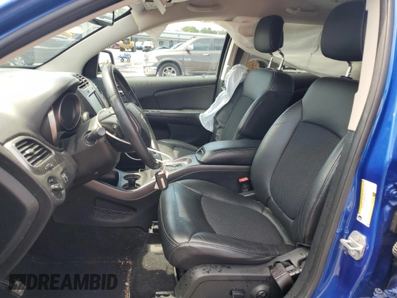 2015 Dodge Journey Crossroad with VIN 3C4PDCGG4FT605710, listed as a Copart auction lot 56181445 with 57,297 mi miles and Salvage title. Bid and sale history available at DreamBid. Image 7.