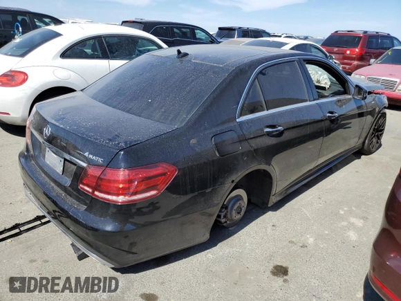 2014 Mercedes-Benz E 550 Sport with VIN WDDHF9BB8EA853354, listed as a Copart auction lot 56666184 with 127,145 mi miles and Salvage Title. Bid and sale history available at DreamBid. Image 3.