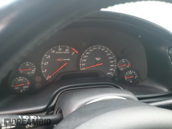 2002 Chevrolet Corvette Z06 with VIN 1G1YY12S025105250, listed as a Copart auction lot 74154304 with 0 mi miles and Salvage Title. Bid and sale history available at carsss.com. Image 9.