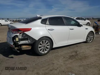 2018 Kia Optima S with VIN 5XXGT4L33JG258886, listed as a Copart auction lot 50762385 with 91,982 mi miles and Salvage title. Bid and sale history available at DreamBid. Image 3.