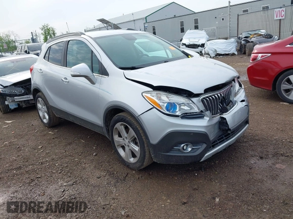 2016 Buick Encore Leather with VIN KL4CJCSB8GB716681, listed as a IAAI auction lot 42151311 with 55,772 mi miles and . Bid and sale history available at DreamBid. Image 1.