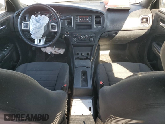 2014 Dodge Charger Police with VIN 2C3CDXAG4EH357758, listed as a Copart auction lot 44706135 with 103,787 mi miles and Salvage Title. Bid and sale history available at DreamBid. Image 8.