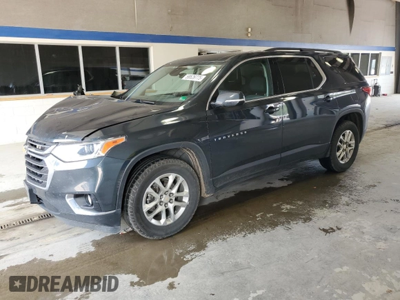 2020 Chevrolet Traverse LT Cloth with VIN 1GNERGKW7LJ324204, listed as a Copart auction lot 59526775 with 125,373 mi miles and Salvage title. Bid and sale history available at DreamBid. Image 1.