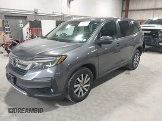 2019 Honda Pilot EX-L with VIN 5FNYF6H51KB099825, listed as a IAAI auction lot 42421688 with 51,370 mi miles and . Bid and sale history available at DreamBid. Image 2.