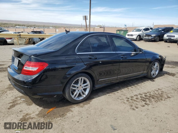 2014 Mercedes-Benz C-Class C 250 Sport with VIN WDDGF4HB9ER313888, listed as a Copart auction lot 48814895 with 159,815 mi miles and Salvage Title. Bid and sale history available at carsss.com. Image 3.