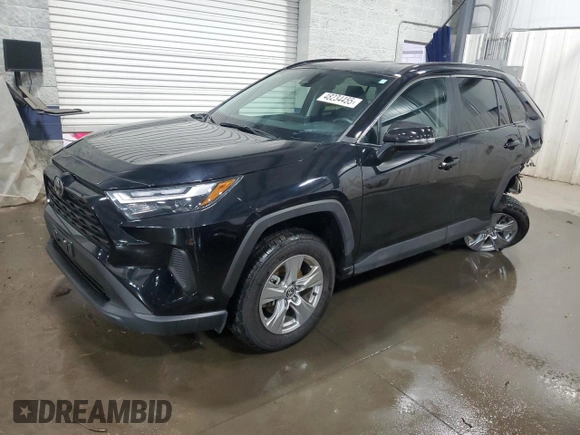 2024 Toyota RAV4 XLE with VIN 2T3P1RFV7RW455682, listed as a Copart auction lot 48234455 with 25,953 mi miles and Salvage Title. Bid and sale history available at DreamBid. Image 1.