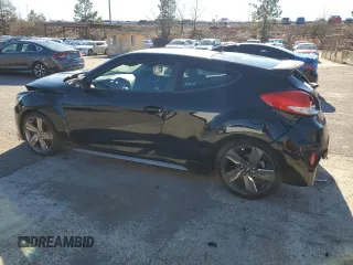 2015 Hyundai Veloster Turbo with VIN KMHTC6AE3FU241078, listed as a Copart auction lot 87422864 with Not provided miles and Salvage title. Bid and sale history available at DreamBid. Image 2.