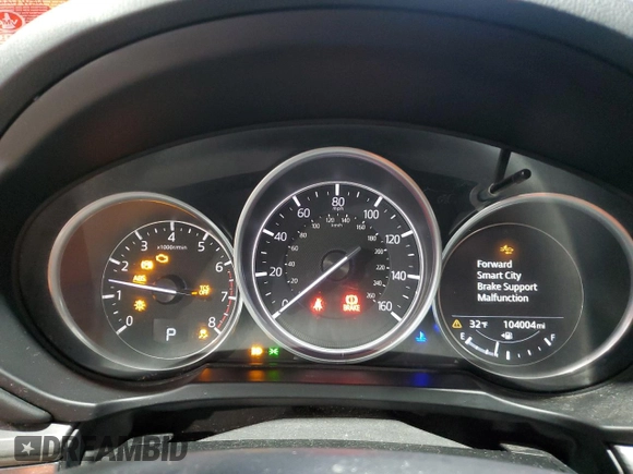 2018 Mazda CX-5 Grand Touring with VIN JM3KFBDM1J0304706, listed as a Copart auction lot 46123415 with 104,004 mi miles and Salvage title. Bid and sale history available at DreamBid. Image 9.