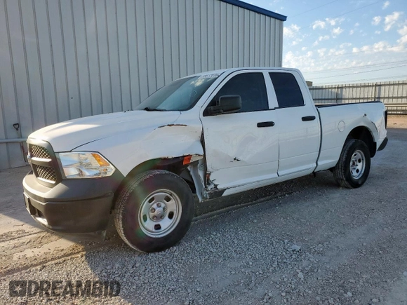 2022 Ram 1500 Tradesman with VIN 1C6RR6FG9NS161793, listed as a Copart auction lot 59512035 with 34,102 mi miles and Salvage title. Bid and sale history available at DreamBid. Image 1.