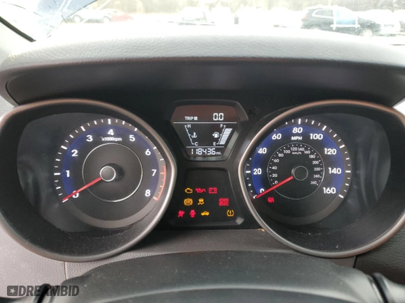 2015 Hyundai Elantra SE with VIN 5NPDH4AE8FH632171, listed as a Copart auction lot 49237715 with 118,436 mi miles and Salvage Title. Bid and sale history available at carsss.com. Image 9.