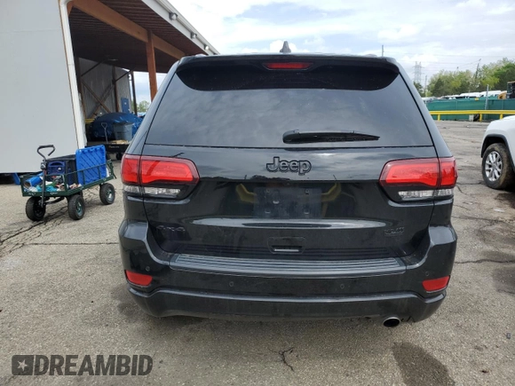 2020 Jeep Grand Cherokee Altitude with VIN 1C4RJFAG9LC225071, listed as a Copart auction lot 55834215 with 44,186 mi miles and Salvage title. Bid and sale history available at DreamBid. Image 6.
