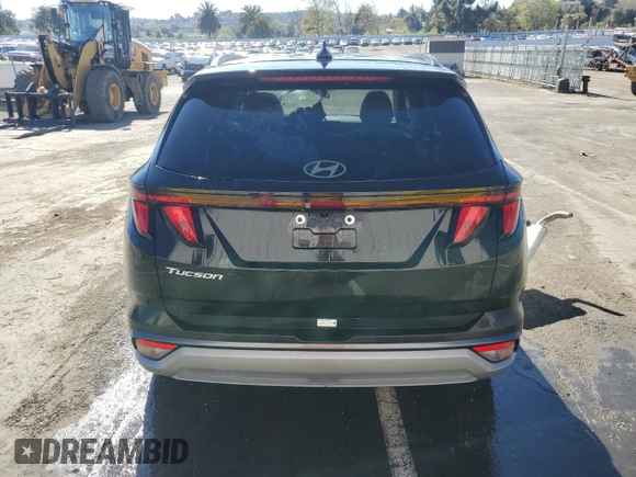 2025 Hyundai Tucson SEL with VIN 5NMJB3DE7SH469935, listed as a Copart auction lot 49924405 with 11,999 mi miles and Salvage Title. Bid and sale history available at carsss.com. Image 6.