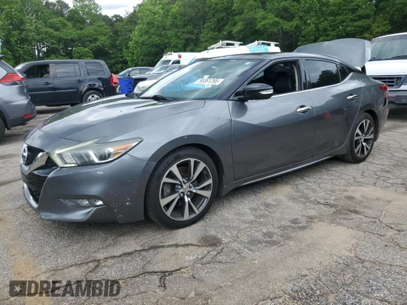 2017 Nissan Maxima S z VIN 1N4AA6AP3HC388972, wystawiony jako Copart lot #55361295 z przebiegiem 138 608 mil mil oraz Szkoda całkowita • Salvage title. Historia ofert i sprzedaży dostępna na DreamBid. Obrazek 1.