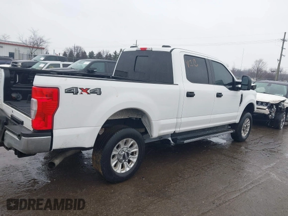 2021 Ford Super Duty F-250 SRW XL with VIN 1FT7W2B64MEC99480, listed as a IAAI auction lot 41336019 with 48,011 mi miles. Bid and sale history available at carsss.com. Image 4.
