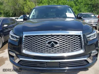 2018 Infiniti QX80 with VIN JN8AZ2NF4J9660983, listed as a IAAI auction lot 42063055 with 24,347 mi miles. Bid and sale history available at carsss.com. Image 6.