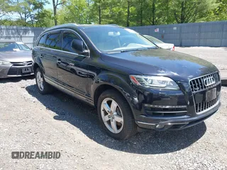 2015 Audi Q7 Premium Plus z VIN WA1LGAFE0FD001792, wystawiony jako IAAI lot #42293635 z przebiegiem 154 244 mil mil oraz . Historia ofert i sprzedaży dostępna na DreamBid. Obrazek 1.