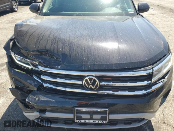 2022 Volkswagen Atlas SE with VIN 1V2JR2CA4NC515503, listed as a Copart auction lot 57898755 with 27,023 mi miles and Salvage title. Bid and sale history available at DreamBid. Image 12.