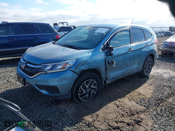 2016 Honda CR-V SE with VIN 2HKRM4H44GH656502, listed as a IAAI auction lot 41725344 with 44,783 mi miles and . Bid and sale history available at carsss.com. Image 18.