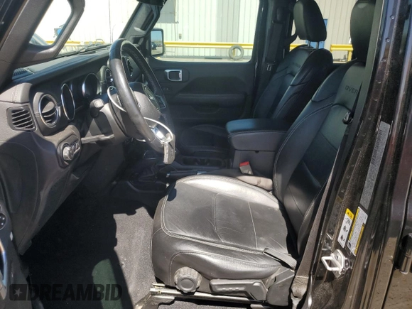 2020 Jeep Gladiator Overland with VIN 1C6HJTFG0LL106948, listed as a Copart auction lot 61496915 with 72,763 mi miles and Salvage title. Bid and sale history available at DreamBid. Image 7.