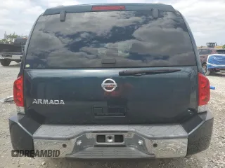 2006 Nissan Armada LE z VIN 5N1AA08A66N704984, wystawiony jako Copart lot #53643095 z przebiegiem 217 337 mil mil oraz Szkoda całkowita • Salvage title. Historia ofert i sprzedaży dostępna na DreamBid. Obrazek 6.