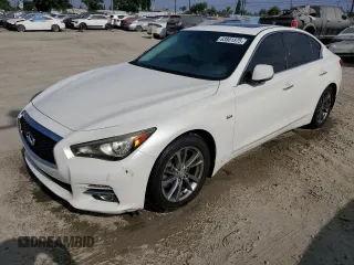 2017 Infiniti Q50 Premium with VIN JN1EV7AP3HM740127, listed as a Copart auction lot 63801575 with 112,050 mi miles and Clean title. Bid and sale history available at DreamBid. Image 1.