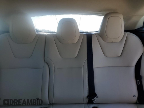 2019 Tesla Model S 100D with VIN 5YJSA1E42KF331240, listed as a Copart auction lot 54713975 with 43,940 mi miles and Salvage title. Bid and sale history available at DreamBid. Image 10.