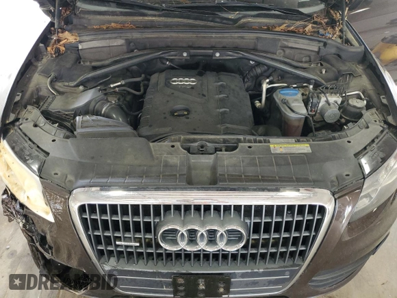 2012 Audi Q5 Premium Plus with VIN WA1LFAFP5CA046664, listed as a Copart auction lot 53701375 with 158,669 mi miles and Salvage title. Bid and sale history available at DreamBid. Image 12.