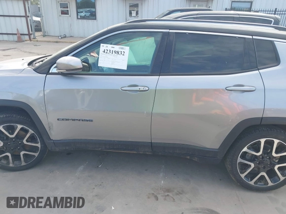 2018 Jeep Compass Limited with VIN 3C4NJCCBXJT499864, listed as a IAAI auction lot 42319832 with 94,893 mi miles and . Bid and sale history available at DreamBid. Image 13.