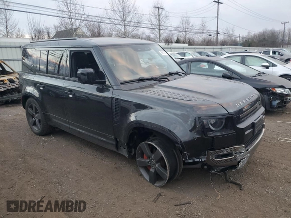 2020 Land Rover Defender X with VIN SALEXEEU3L2021601, listed as a Copart auction lot 86600934 with 49,039 mi miles and Salvage title. Bid and sale history available at DreamBid. Image 4.