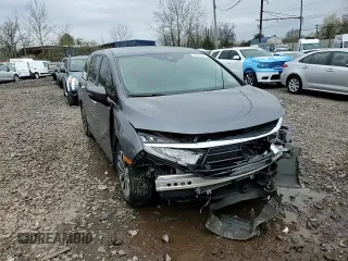 2022 Honda Odyssey EX-L z VIN 5FNRL6H78NB049944, wystawiony jako Copart lot #52403275 z przebiegiem Nie podano mil oraz Szkoda całkowita • Salvage title. Historia ofert i sprzedaży dostępna na DreamBid. Obrazek 12.