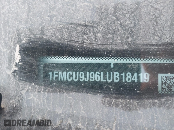 2020 Ford Escape Titanium с VIN 1FMCU9J96LUB18419, выставлен на аукционе IAAI как лот 40612100 с пробегом 40 041 миль миль и . История ставок и продаж доступна на DreamBid. Изображение 9.