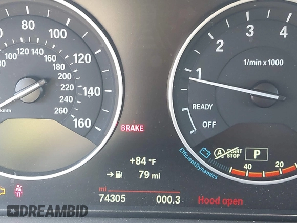 2015 BMW 3 Series 320i xDrive with VIN WBA3C3G50FNT51569, listed as a IAAI auction lot 42054171 with 74,305 mi miles and . Bid and sale history available at DreamBid. Image 15.
