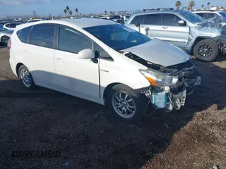 2017 Toyota Prius v Two with VIN JTDZN3EU4HJ056177, listed as a IAAI auction lot 41798823 with 131,907 mi miles. Bid and sale history available at carsss.com. Image 1.