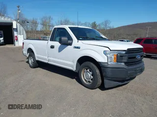 2019 Ford F-150 XL with VIN 1FTMF1CB1KKC53743, listed as a IAAI auction lot 41910136 with 106,461 mi miles. Bid and sale history available at carsss.com. Image 1.
