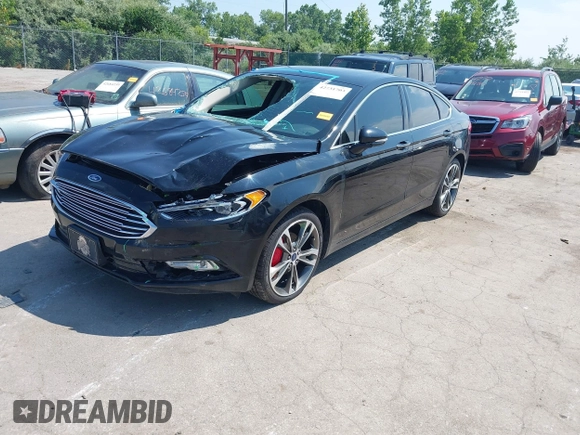 2017 Ford Fusion Titanium with VIN 3FA6P0K9XHR117300, listed as a IAAI auction lot 42731703 with 47,276 mi miles and . Bid and sale history available at DreamBid. Image 2.