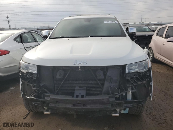 2014 Jeep Grand Cherokee Overland with VIN 1C4RJFCT0EC417458, listed as a Copart auction lot 48435715 with 82,855 mi miles and Salvage Title. Bid and sale history available at carsss.com. Image 5.