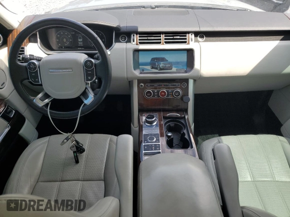 2017 Land Rover Range Rover HSE z VIN SALGS2FK3HA354252, wystawiony jako Copart lot #65728725 z przebiegiem 96 090 mil mil oraz Czysty tytuł • Clean title. Historia ofert i sprzedaży dostępna na DreamBid. Obrazek 8.