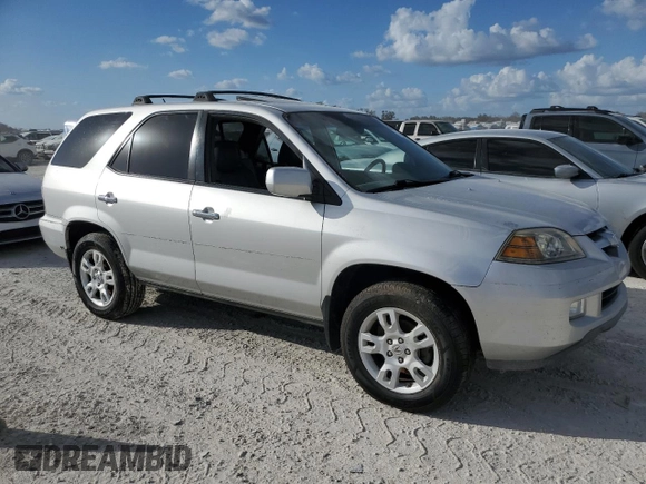 2005 Acura MDX Touring with VIN 2HNYD18855H504709, listed as a Copart auction lot 76886664 with 0 mi miles and Non Repairable. Bid and sale history available at carsss.com. Image 4.