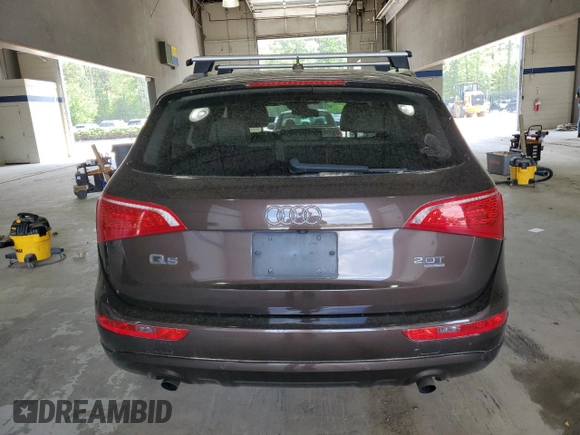 2012 Audi Q5 Premium Plus with VIN WA1LFAFP5CA046664, listed as a Copart auction lot 53701375 with 158,669 mi miles and Salvage title. Bid and sale history available at DreamBid. Image 6.