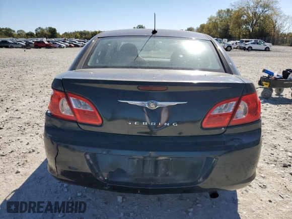 2008 Chrysler Sebring LX with VIN 1C3LC46RX8N280336, listed as a Copart auction lot 75286514 with 262,086 mi miles and Salvage title. Bid and sale history available at DreamBid. Image 6.