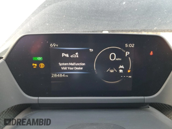 2023 Subaru Solterra Premium with VIN JTMABABAXPA000764, listed as a Copart auction lot 83466414 with 20,484 mi miles and Salvage title. Bid and sale history available at DreamBid. Image 9.