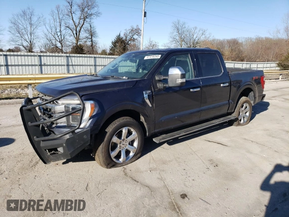 2022 Ford F-150 XL with VIN 1FTFW1E87NFA90247, listed as a Copart auction lot 47416265 with 44,707 mi miles and Clean Title. Bid and sale history available at carsss.com. Image 1.